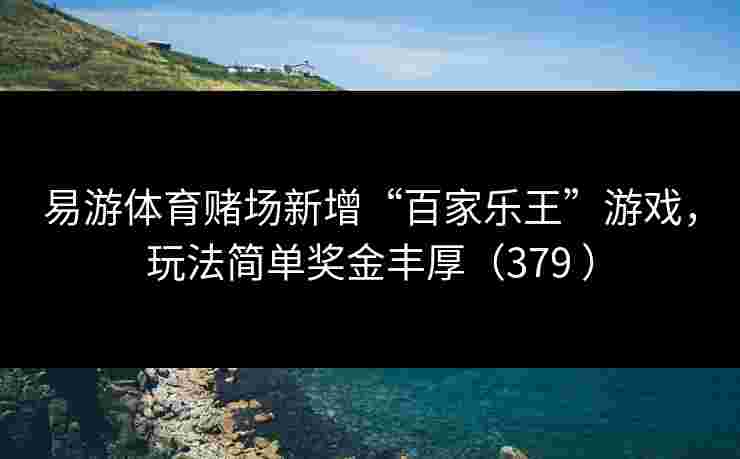 易游体育赌场新增“百家乐王”游戏，玩法简单奖金丰厚（379 ）