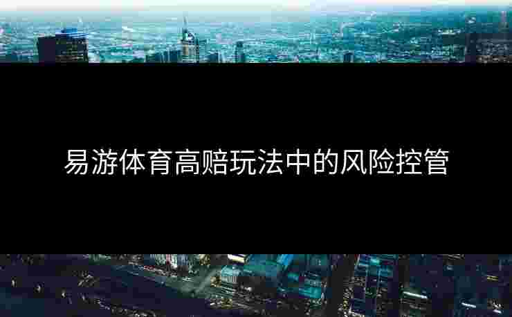 易游体育高赔玩法中的风险控管